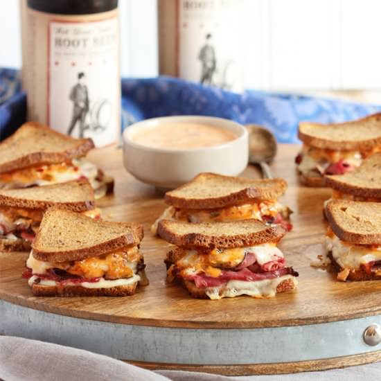 Mini Reuben Sandwiches