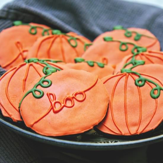 Chocolate Pumpkin Cookies