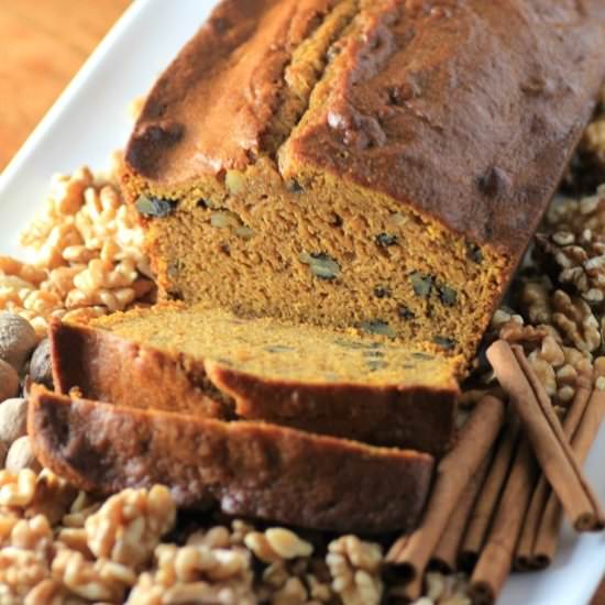Pumpkin Maple Walnut Loaf