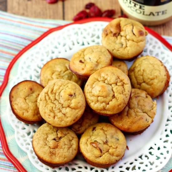 White Chocolate Cranberry Muffins