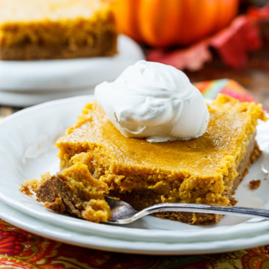Pumpkin Spice Gooey Butter Cake