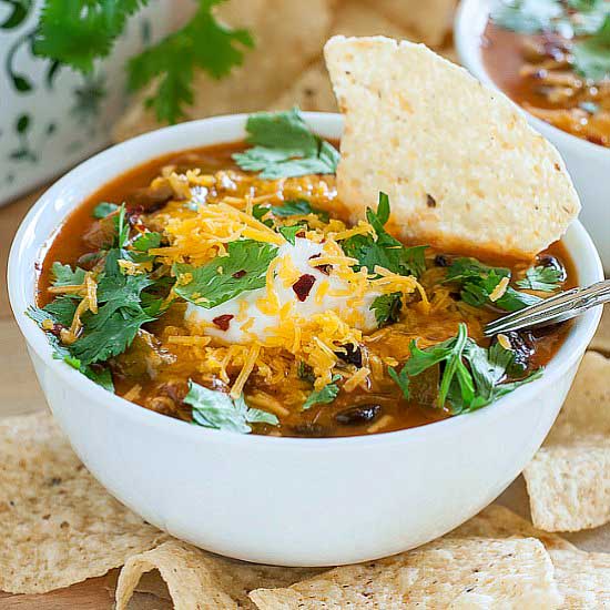 Speedy Shortcut Taco Soup