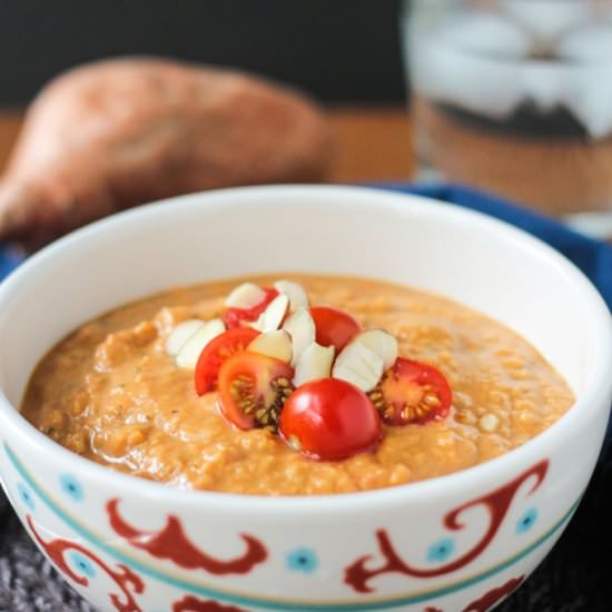 Sweet Potato Almond Soup