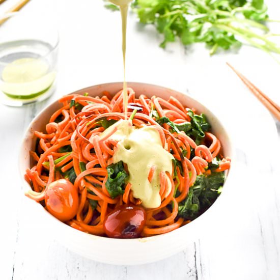 Vegan Sweet Potato Noodles
