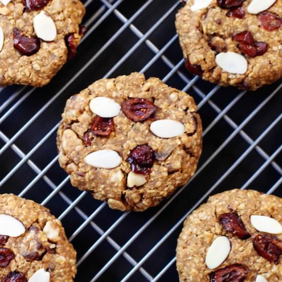 PB and Pumpkin Breakfast Cookies