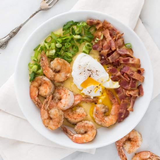 Salt & Pepper Shrimp and Grits