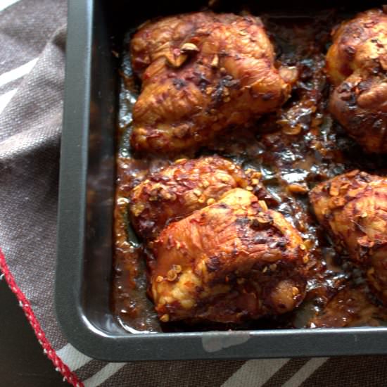 Sambal Oelek Roasted Chicken