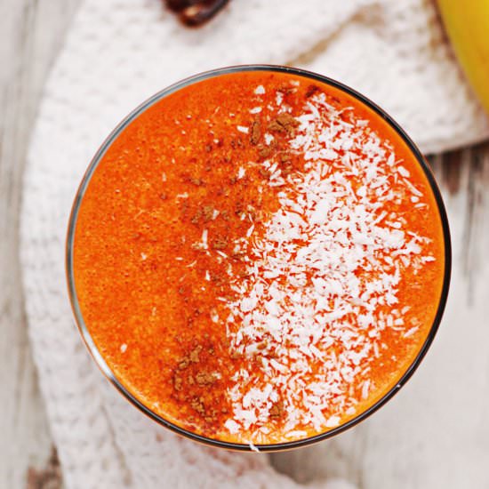 Carrot and Banana Smoothie