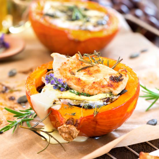 Roasted Butternut with Camembert