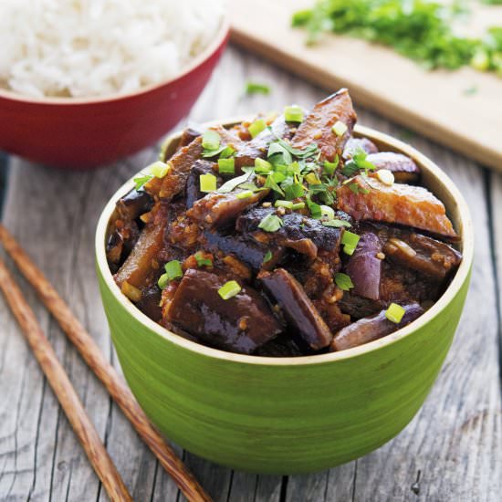 Spicy Vegan Chinese Eggplant