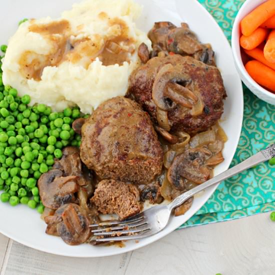 Salisbury Steak with Mushroom Gravy