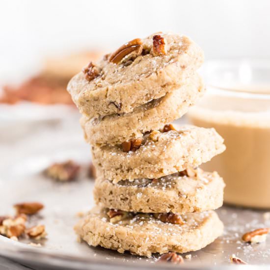 Pumpkin Spice Pecan Shortbread