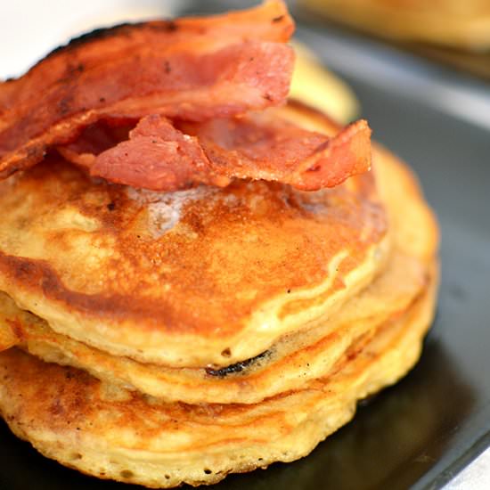Bacon Apple Pancakes
