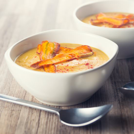 Roasted Curried Parsnip Soup