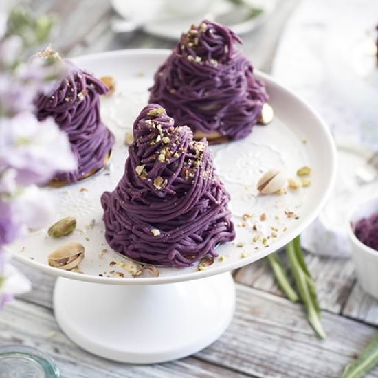 Purple Sweet Potato Mont-Blanc