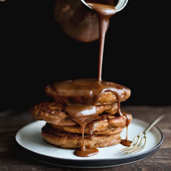 Sticky Toffee Pancakes