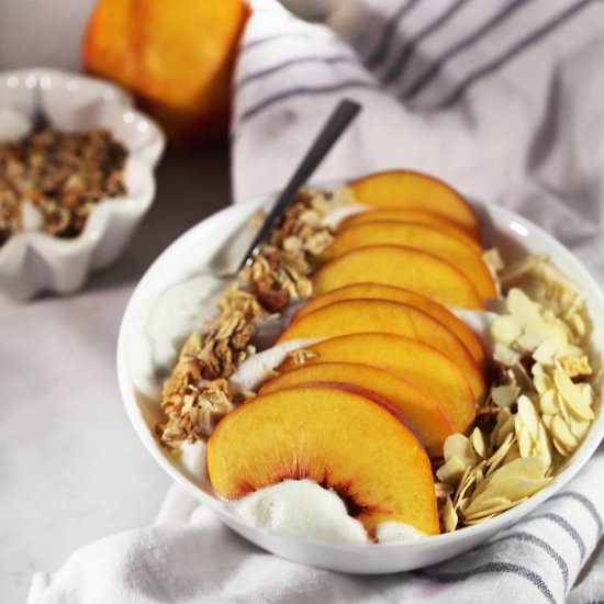 Pumpkin Oatmeal with a Tropical Twist