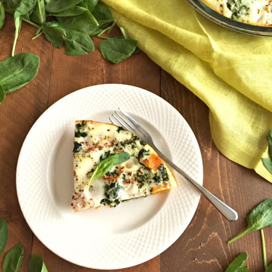 Butternut Squash Spinach Bake