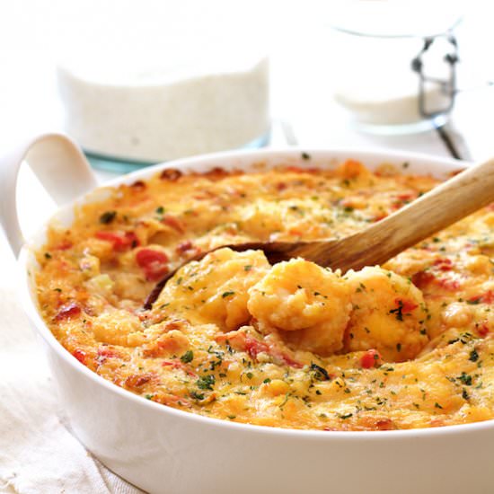 Shrimp & Grits Casserole