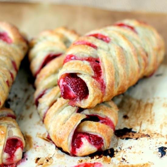 Strawberries & Cream Pastries