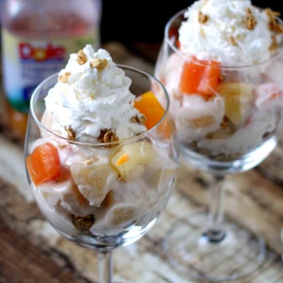 Tropical Fruit Cheesecake Parfaits