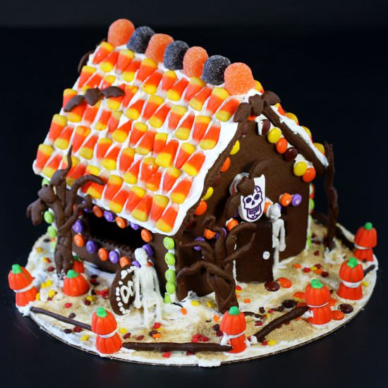 Halloween Gingerbread House