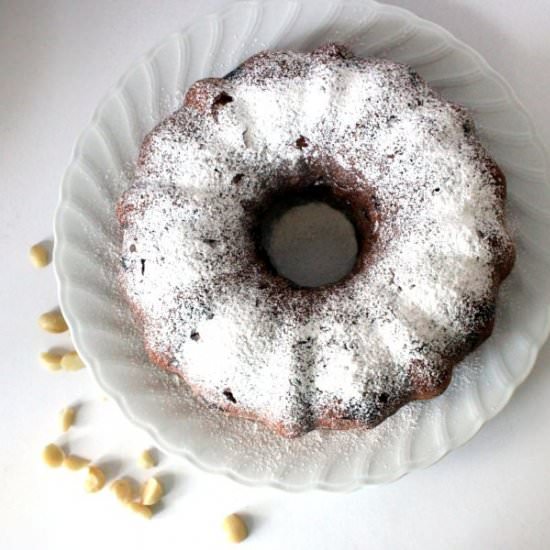 Macadamia and White Chocolate Cake