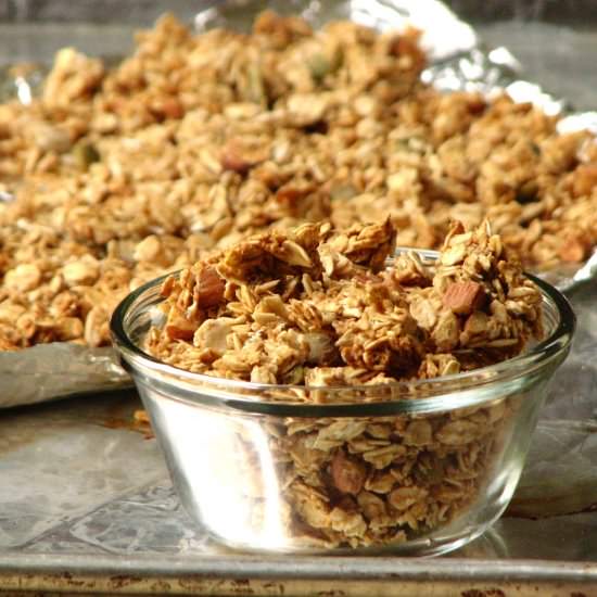 Tahini Honey Granola
