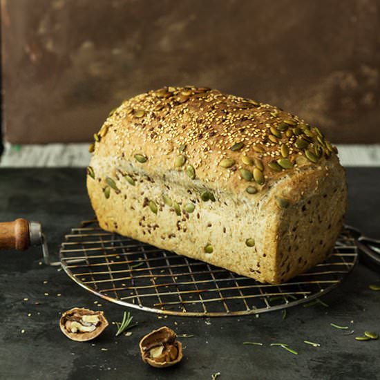 Multigrain Bread with Rosemary
