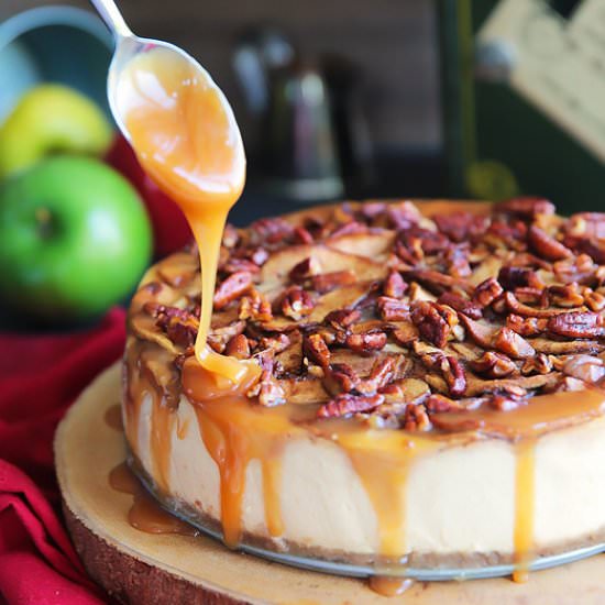Apple Pecan Cheesecake