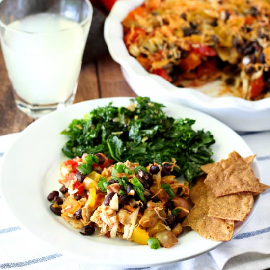 Sweet Potato Tortilla Pie