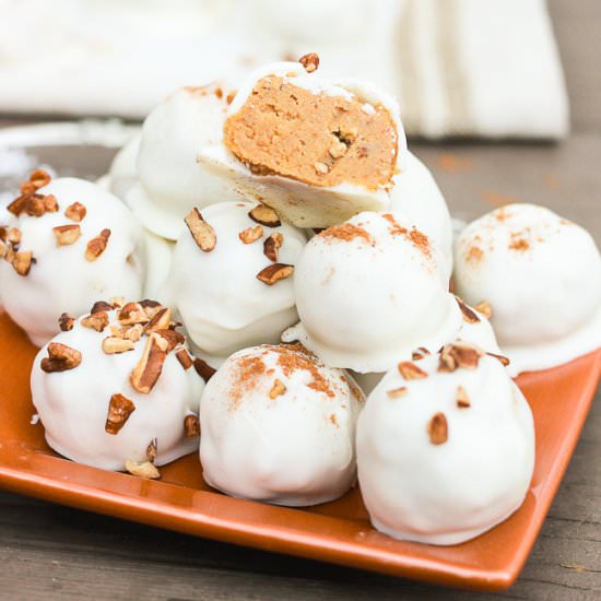 Pumpkin Pecan Truffles