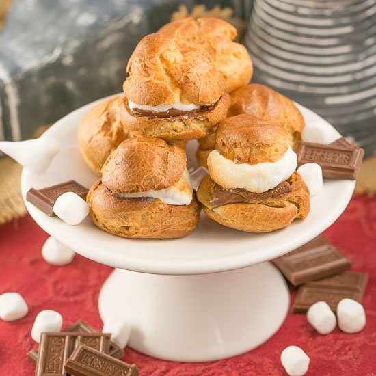 S’mores Cream Puffs