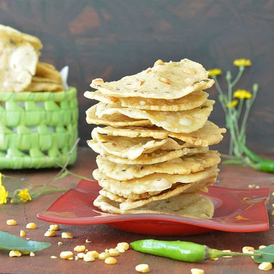 Cahkkalu/Savoury Rice Crackers