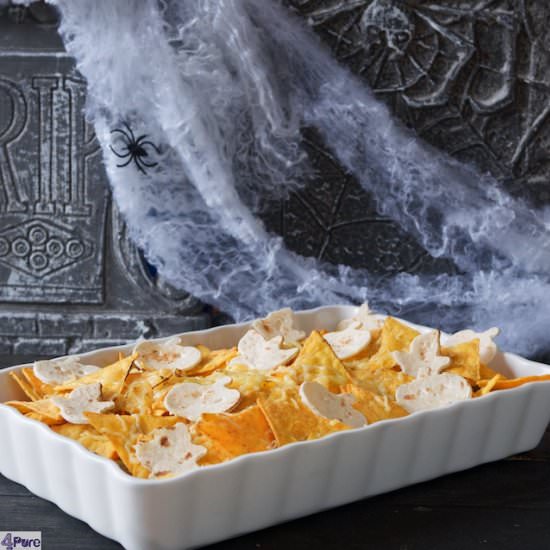 Mexican Chicken Nacho Casserole