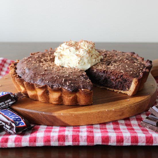 Snickers Brownie Pie