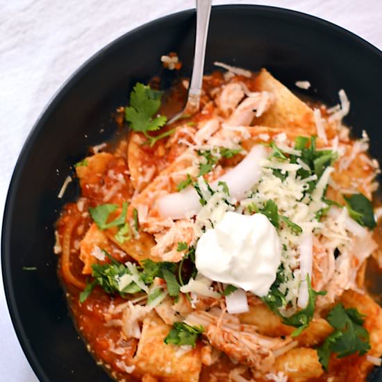 Chipotle Chicken Chilaquiles