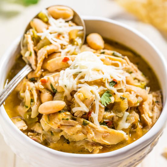 30-Min Homemade White Chicken Chili