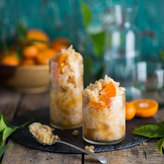 honey and tea granita gin & tonic