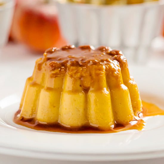 Pumpkin flan