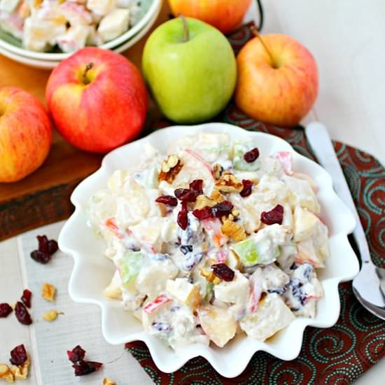 Apple Salad with Walnuts
