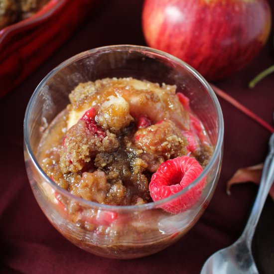 Raspberry Apple Crisp