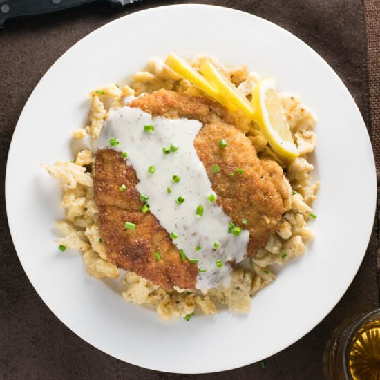 Wiener Schnitzel with Lemon Dill
