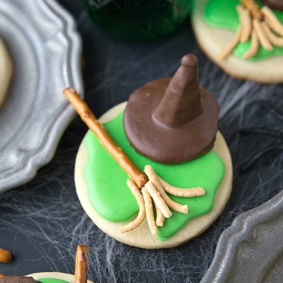 Melted Witch Cookies
