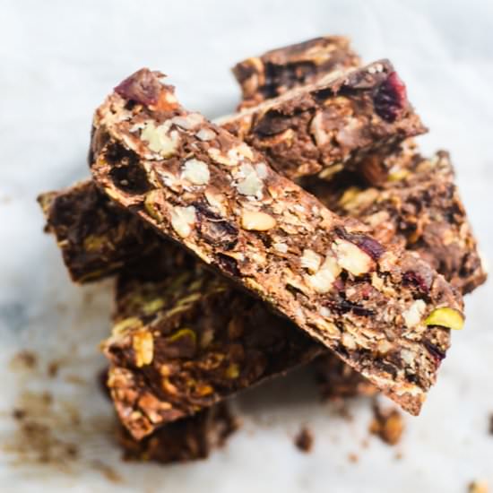 Peanut Butter and Honey Trail Bars