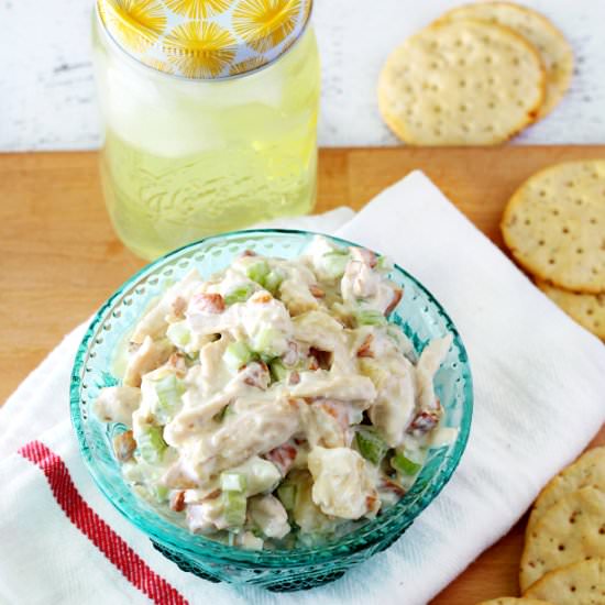Pineapple and Almond Chicken Salad