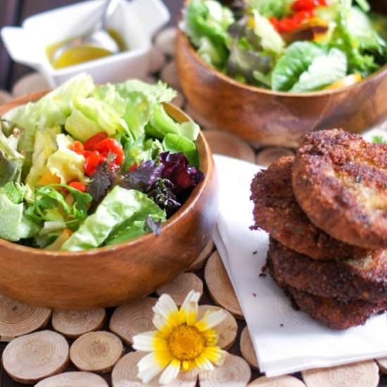 Pea and Potato Fritters