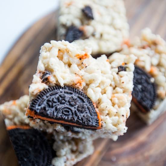 Halloween Oreo Krispie Treats