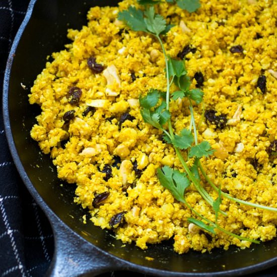 Curried Cauliflower Rice