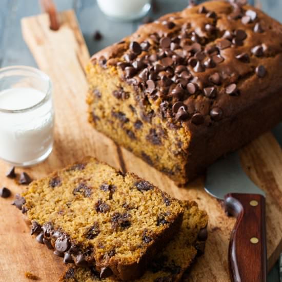 Whole Wheat Pumpkin Chocolate Chip